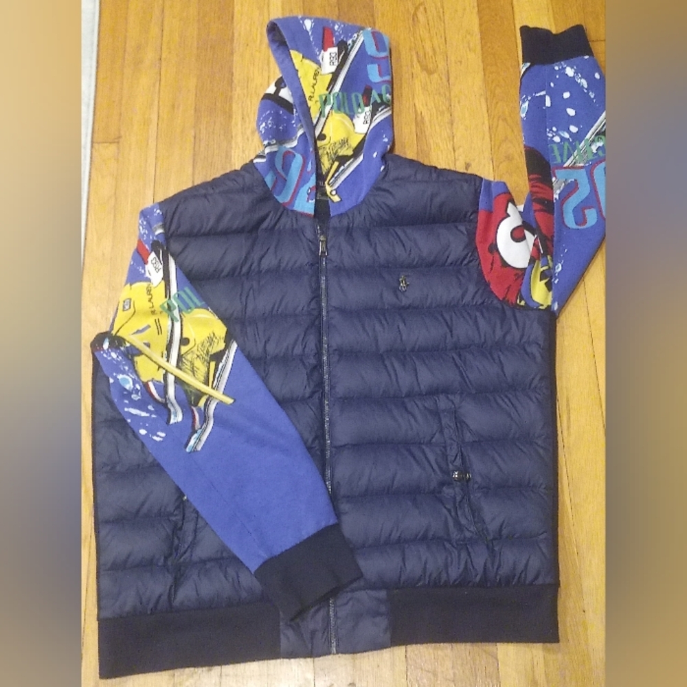 92 Ski Polo Ski 92 hooded hybrid jacket. 92 Ski Snow Beach Stadium